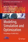 Modeling, Simulation and Optimization - Proceedings of CoMSO 2022